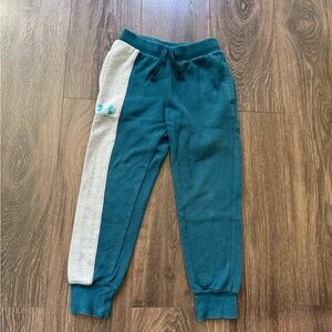 Kids Teal and Gray Joggers